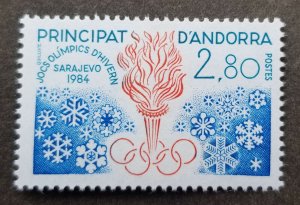 *FREE SHIP Andorra Winter Olympic Games Sarajevo 1984 Sport (stamp) MNH