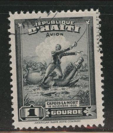 Haiti  Scott C39 used airmail stamp