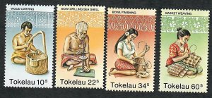 Tokelau #81 - 84 MNH singles