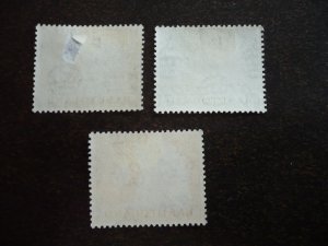 Stamps - Basutoland - Scott# 46-48 - Mint Hinged Partial Set of 3 Stamps