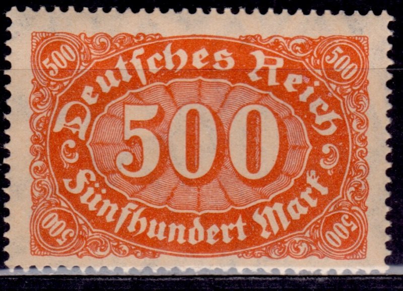 Germany, 1922, Numerals of Value, 500m, sc#160, MNH