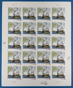 Scott 4073 CHAMPLAIN SURVEYS EAST COAST Pane of 20 US 39¢ Stamps MNH 2006