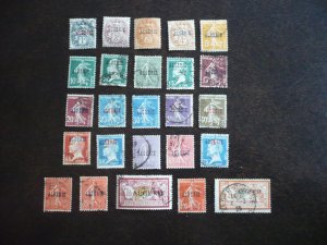 Stamps - Algeria - Scott# 1-30 - Used Part Set of 25 Stamps