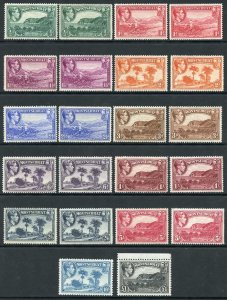 Montserrat SG101/12 Set of 22 BOTH PERFS Very fine M/Mint Cat 359.40 pounds