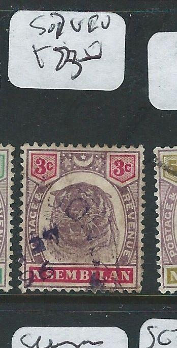 MALAYA NEGRI SEMBILAN (P0610B) 3C   TIGER  SG 7    VFU