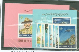Ras al Khaima #166-72/171A-72A Mint (NH) Single (Complete Set) (Scouts)