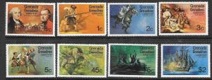 Grenada Grenadines #91-98 Americn Revolution (MNH) CV$2.20