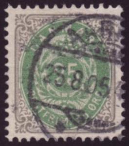 Denmark Scott #50 used CV $9.00