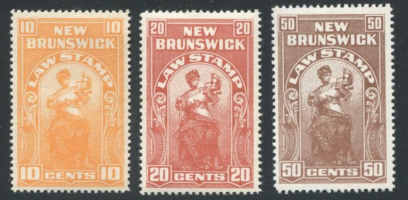 CANADA REVENUE NBL13-NBL15 MINT NH