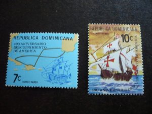 Stamps - Dominican Republic - Scott# C377-C378 - Mint Never Hinged Part Set of 2