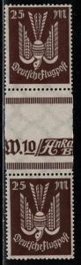Germany Scott # C17, gutter pair, mint nh, se-tenant, Mi# 265ZS