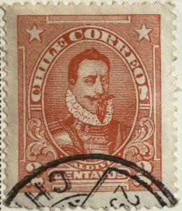 AlexStamps CHILE #128 XF Used 
