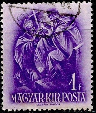 Hungary; 1938: Sc. # 511:  Used Single Stamp