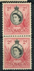 JAMAICA; 1956 early QEII pictorial issue Mint MNH unmounted 2d. Pair