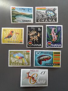 Ghana 277-284  VF MNH. Scott $ 24.15