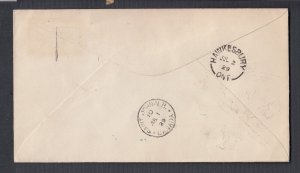 CANADA 1929 TWO FIRST FLIGHT COVERS FFCs ST JOHN TO MONCTON & RETURNED