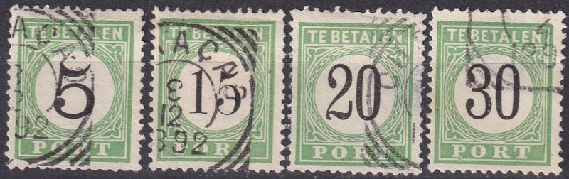 Netherlands Antilles #J2, J5-6, J8  F-VF Used CV $48.00 (Z4560)