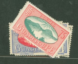 Guadeloupe #111-115 Unused