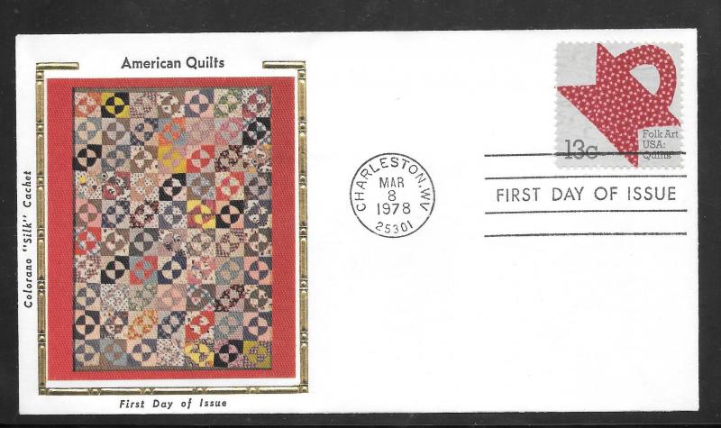 Just Fun Covers #1747 FDC COLORANO SILK Cachet (my3342)