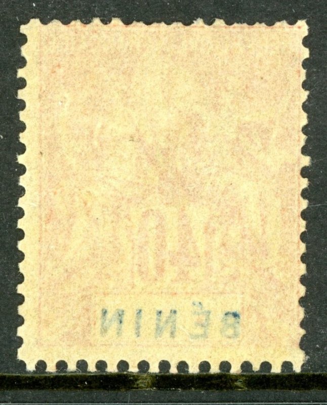 Benin 1894 French Colonies 40¢ Red on Straw Scott #42 MNH W711 ⭐⭐⭐⭐