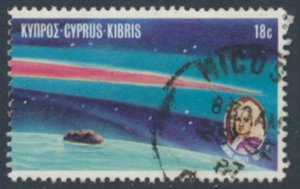 Cyprus  SG 688 SC# 677 Used Halley's Comet   see details & scans