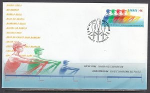 Canada Scott 1805 FDC - World Rowing Championships