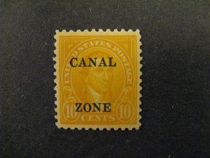 Canal Zone #87 Mint HInged OG  p2403.4744