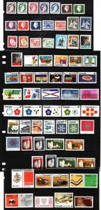 Canada-Sc#337//610-Unused og NH tagged stamps-1954-1972-