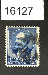 MOMEN: US STAMPS # 216 ROSETTE VF USED LOT #16127