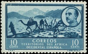 Spanish West Africa-Scott #4 F-VF/NH - 1950 10¢ Desert Well