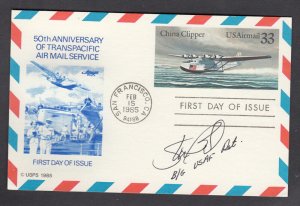 UNITED STATES 1985 50th Anniv of transpacific air mail - 21411