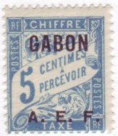 Gabon #J1 MNH F-VF
