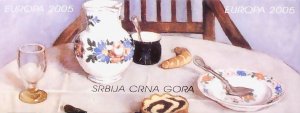 2005 EUROPE CEPT Serbia-Montenegro Gastronomy Booklet MNH** 20626-