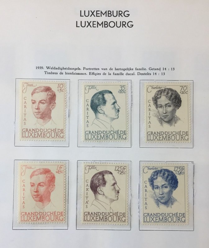 Luxembourg 1937/45 MH Used + 37 Sheet MNH (Apx 70+) AB2917
