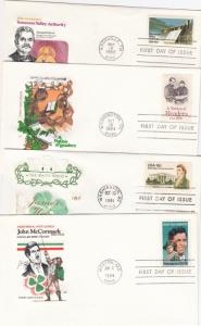 60+ First Day Covers 1970s & 1980s House of Farnam Cachets