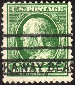 1908, US 1c, Franklin, Used, Sc 331