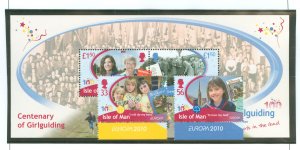 Isle of Man #1362a/1363a/1365 Mint (NH) Souvenir Sheet