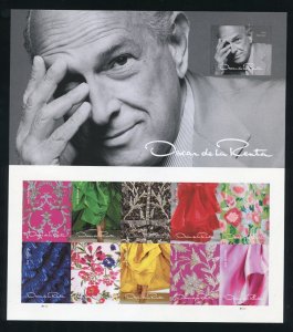 5173 Oscar de la Renta Sheet of 11 Forever Stamps MNH