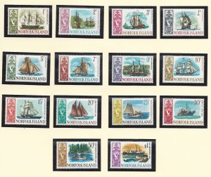 Norfolk Island 100-113 MNH 1967-68