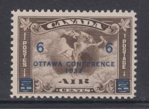 Canada Sc C4 MLH. 1932 6c on 5c olive brown Air Post