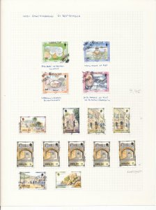 GIBRALTAR 1988/93 Europa Crests Birds Sheets Covers (apx 120 items) AGA024