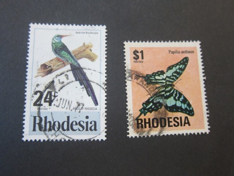 Rhodesia 1974 Sc 343,346 FU