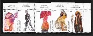 NEW ZEALAND Sc#1936-1940 Complete Set Mint Never Hinged