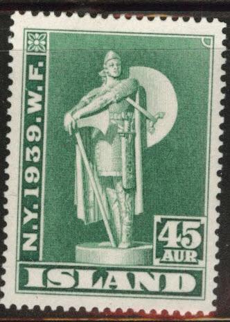 Iceland Scott 215 MNH** 1939 NY World Fair stamp