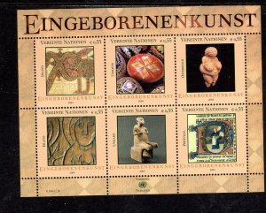 UNITED NATIONS VIENNA #342 2004 INDIGENOUS ART MINT VF NH O.G SHEET 6