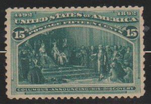 U.S. Scott #238 Columbian Stamp - Mint Single