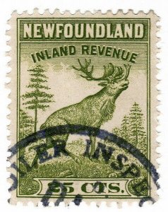 (I.B) Canada Revenue : Newfoundland Inland Revenue 25c