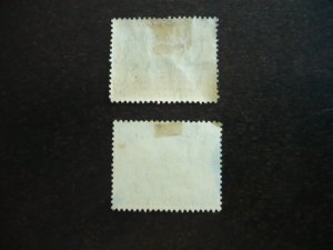 Stamps - South Africa - Scott#38a, 43a, - Used Part Set of 2 Stamps