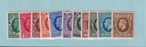 GB # 187-194,196-200 VF-MH KGV ISSUES CAT VALUE $140