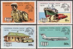 Fiji 1974 SG495-498 Universal Postal Union set MNH